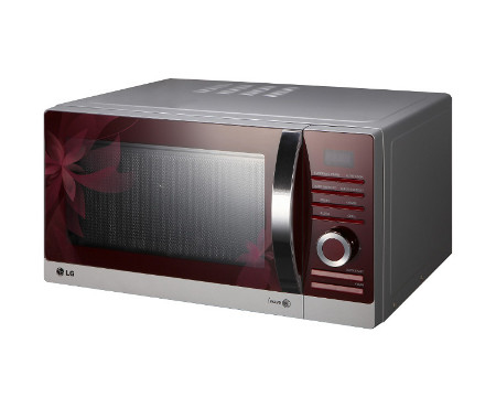 LG MH6883ATF microwave Grey, Red Countertop – image 3