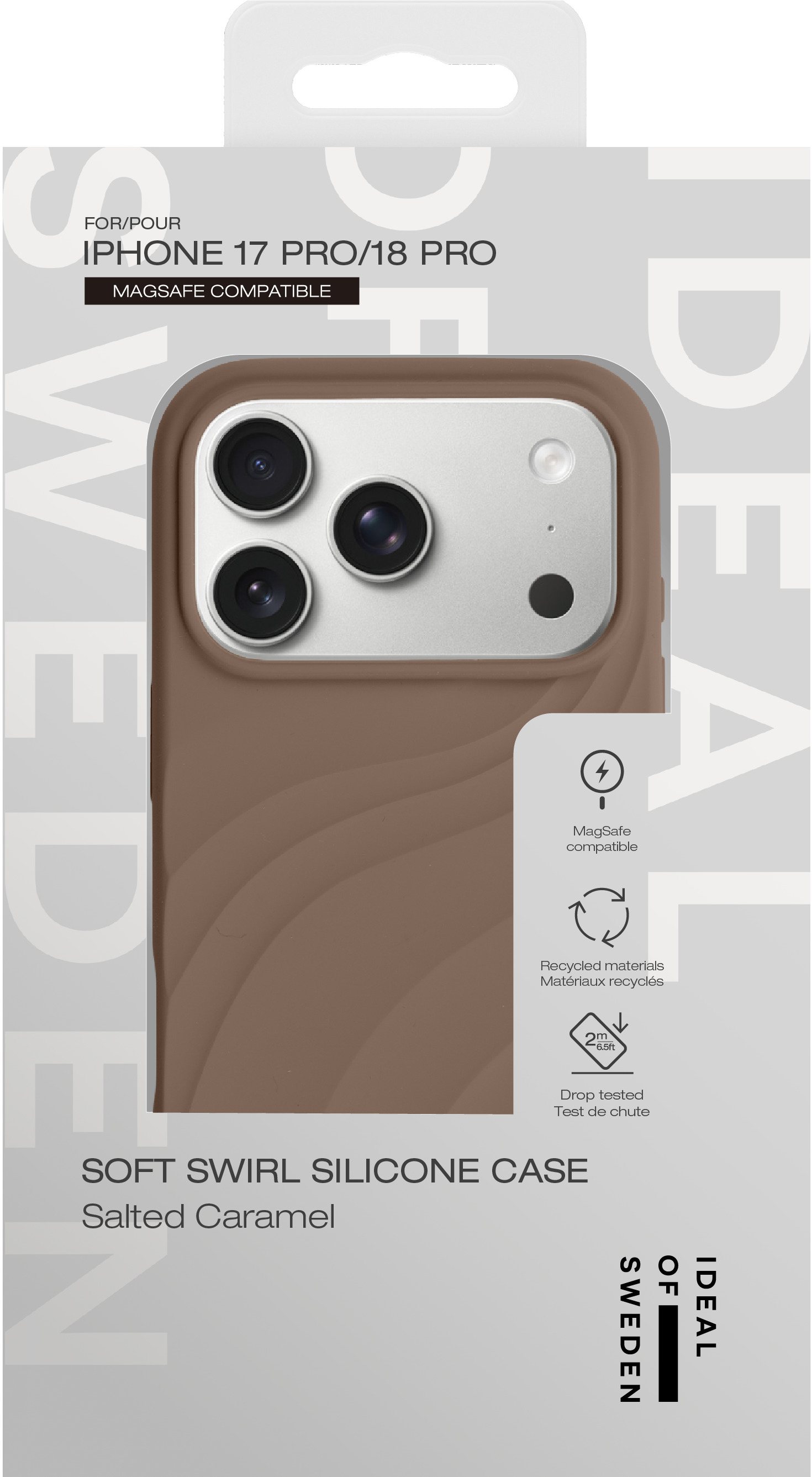 iDeal of Sweden Soft Swirl Silicone Case MagSafe iPhone 17 Pro / 18 Pro Salted Caramel – image 5