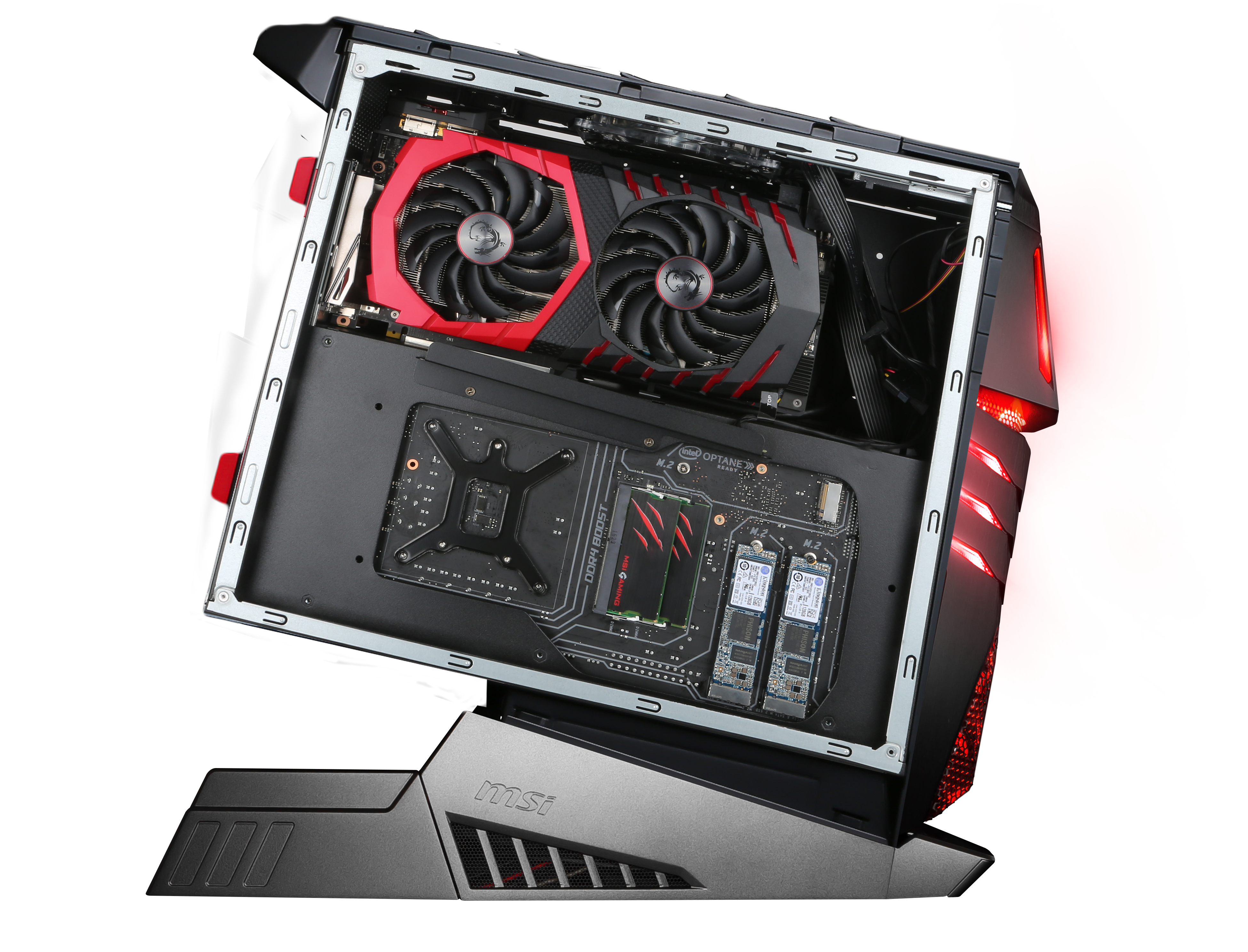 MSI Aegis Ti3 8RF-033EU Intel® Core™ i7 i7-8700K 32 GB DDR4-SDRAM 3.51 TB HDD+SSD NVIDIA® GeForce® GTX 1080 Ti Windows 10 Home Desktop PC Black image 20