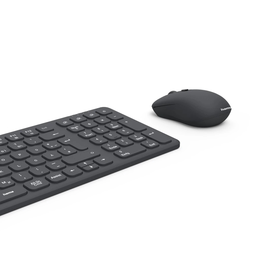 Hama WKM-300 keyboard Mouse included Office RF Wireless + Bluetooth QWERTZ German Black – image 5