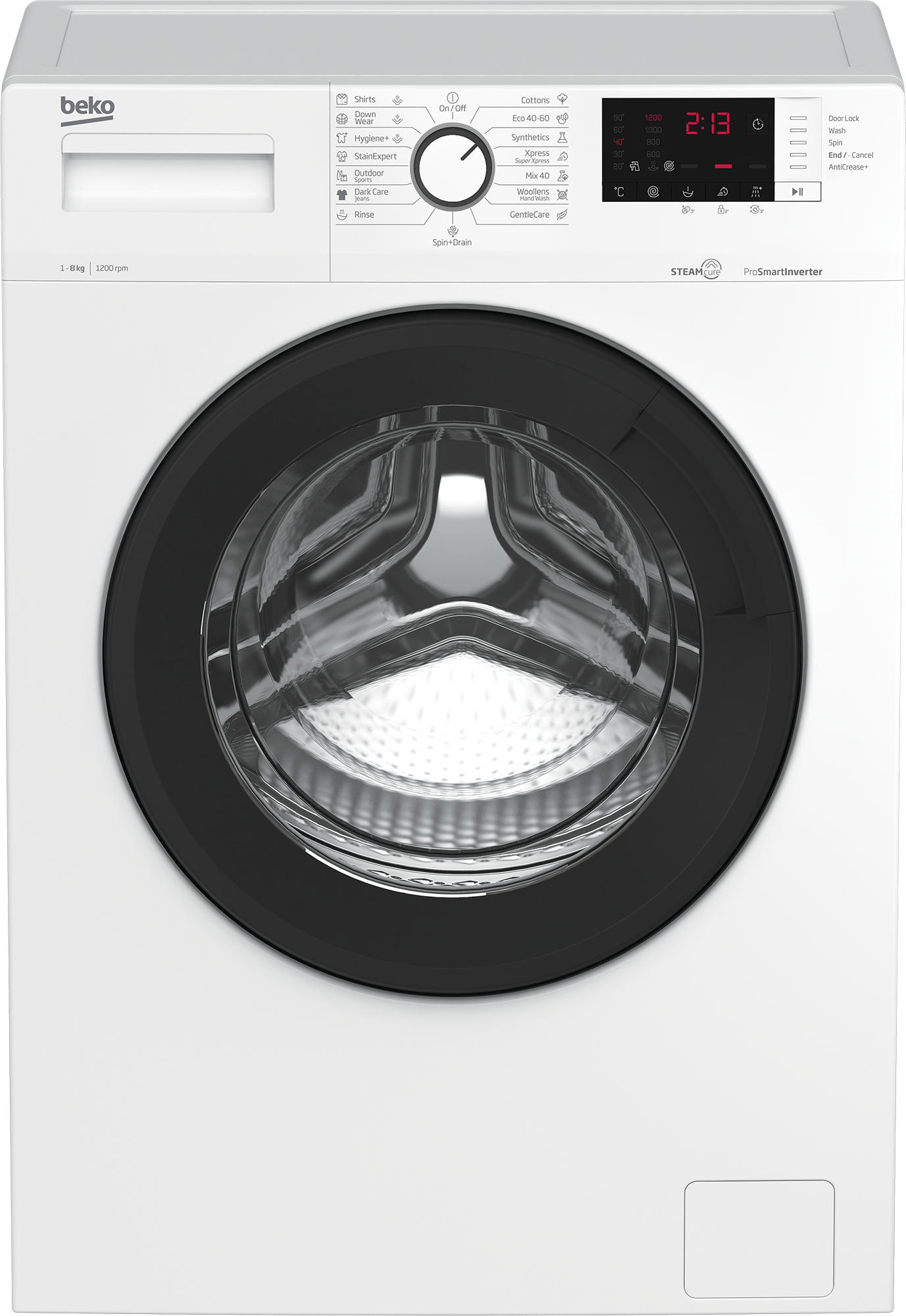 Beko WUV8612AXSW — vue 1 sur 7