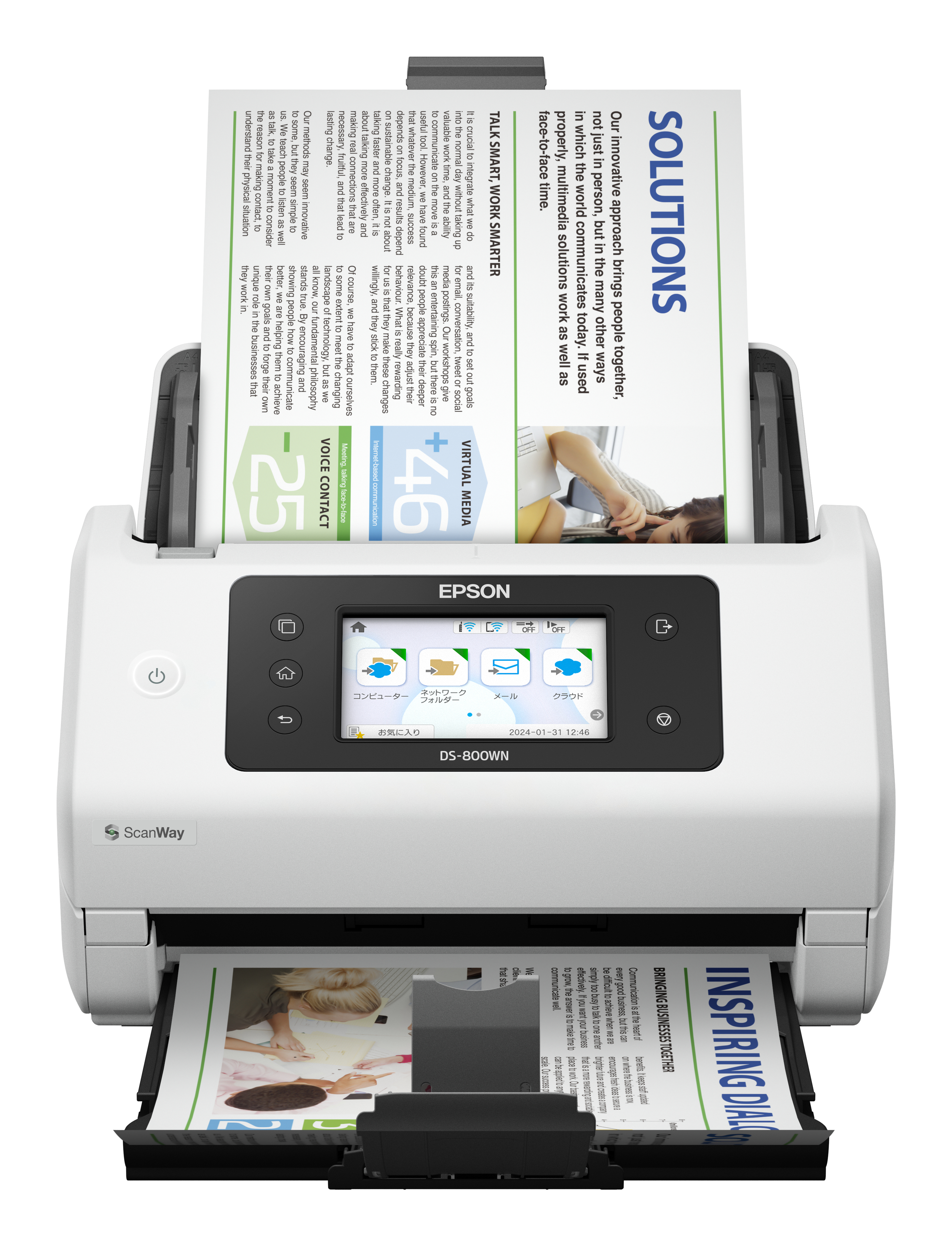 Epson WorkForce DS-800WN Scanner a foglio 600 x 600 DPI A4 Bianco