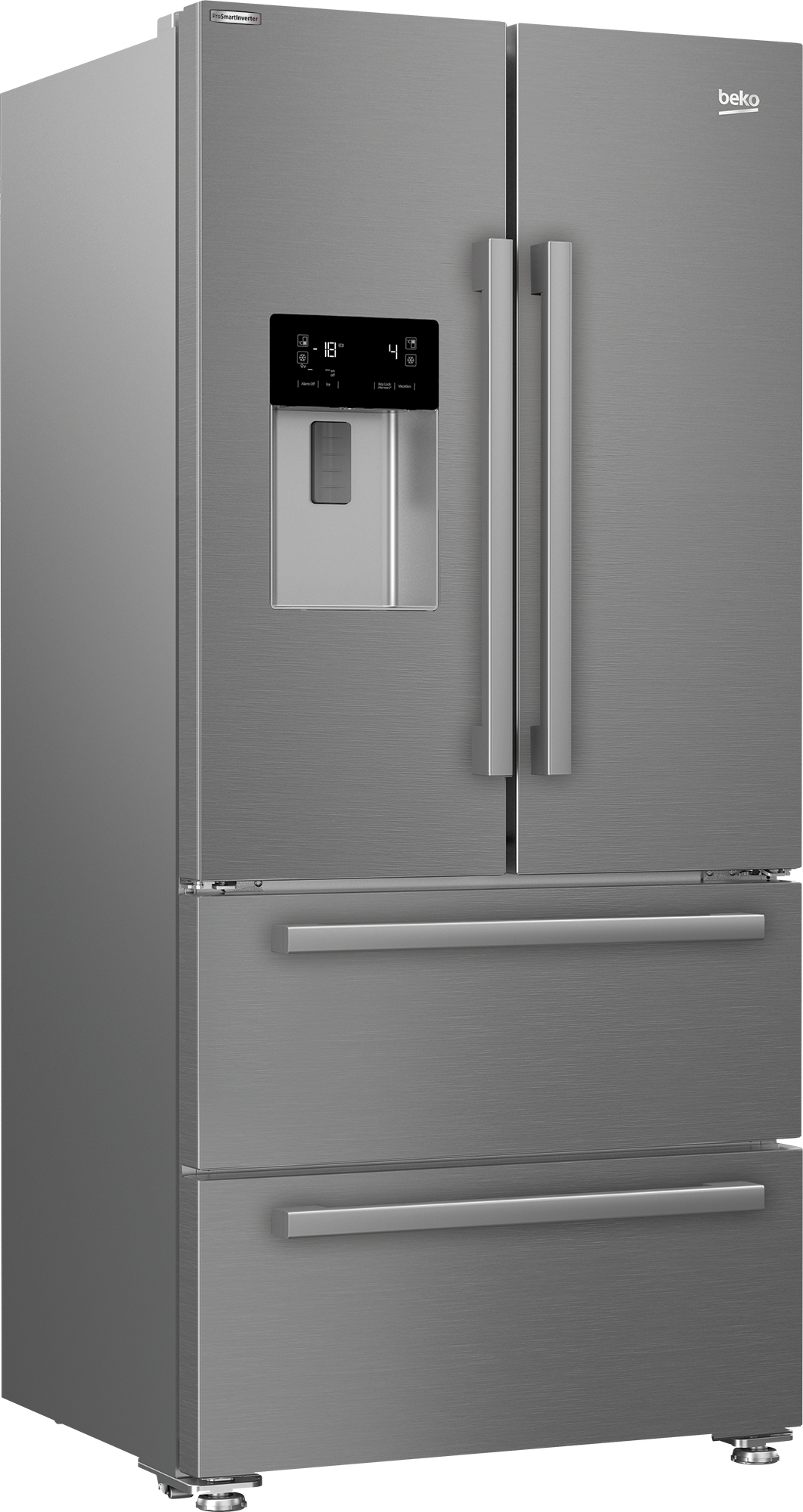 Beko GNE60542DXPN side-by-side refrigerator Freestanding – image 2