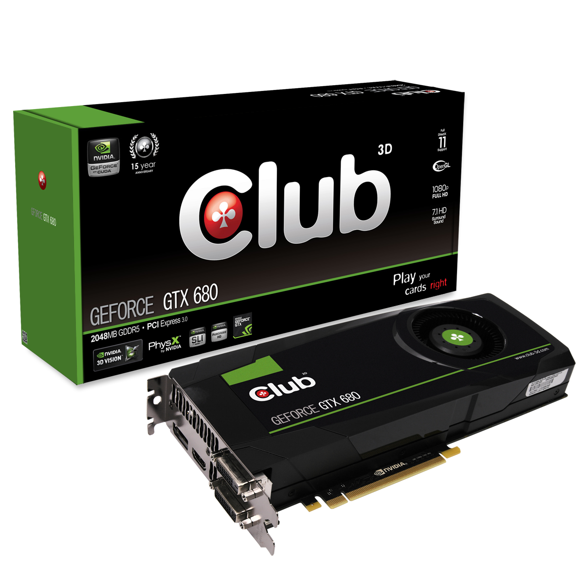 CLUB3D GeForce GTX 680