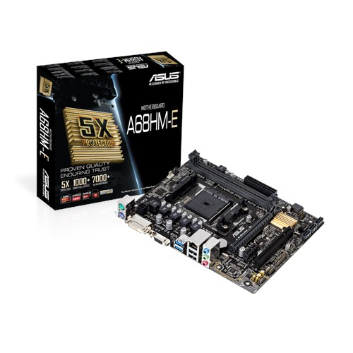 ASUS A68HM-E motherboard AMD A68H Socket FM2+ micro ATX – image 1