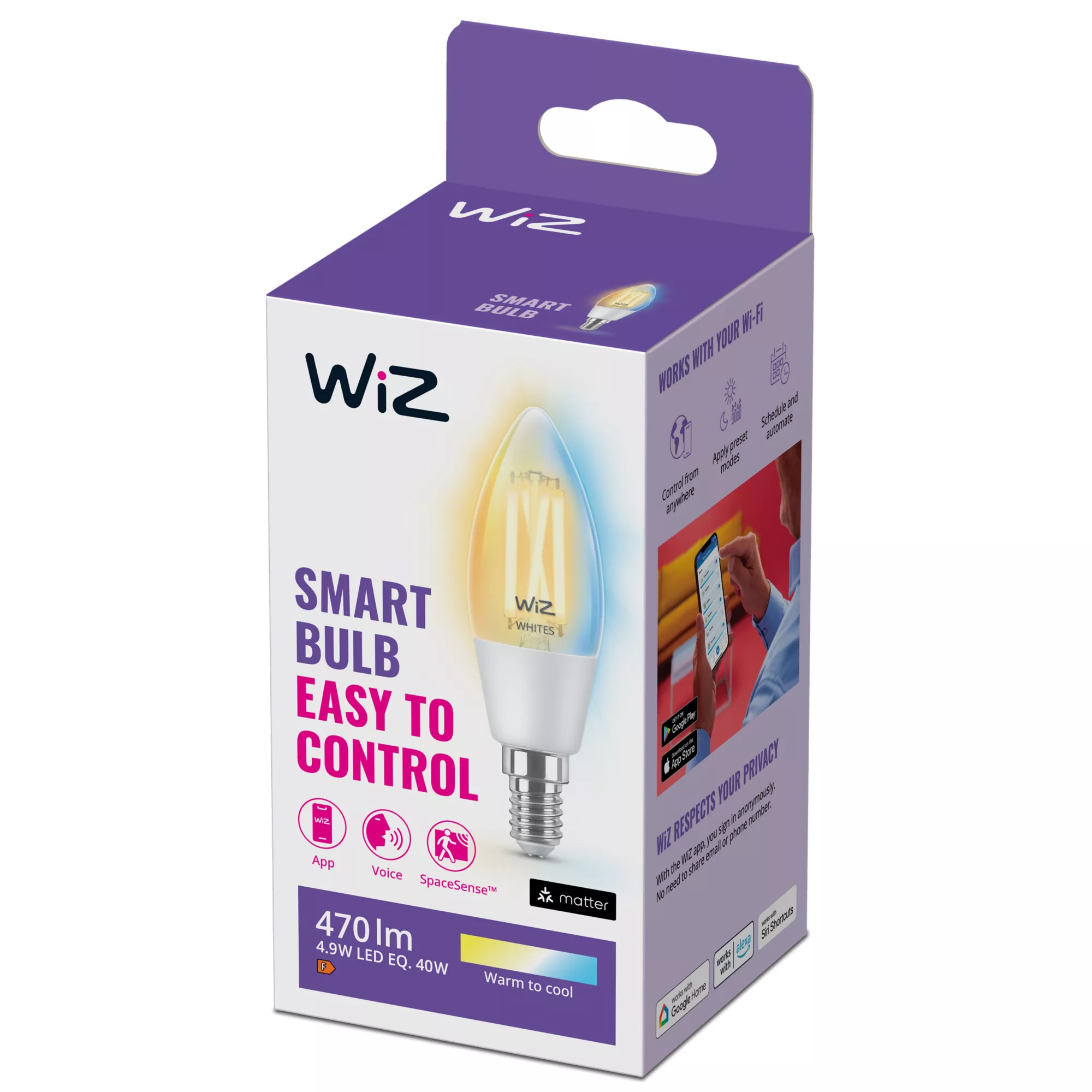WiZ Filament Bulb Clear – image 4