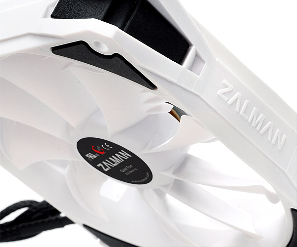 Zalman ZM-SF3 computer cooling system Computer case Fan 12 cm White image 3