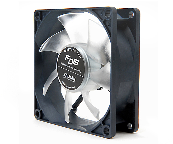 Zalman ZM-F1 FDB computer cooling system Computer case Fan 8 cm Black, White image 3