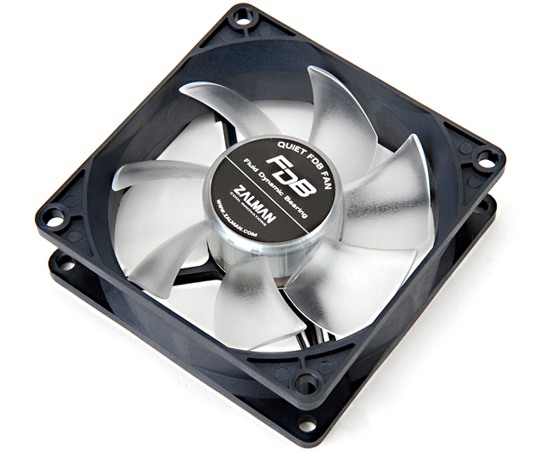 Zalman ZM-F1 FDB computer cooling system Computer case Fan 8 cm Black, White image 5