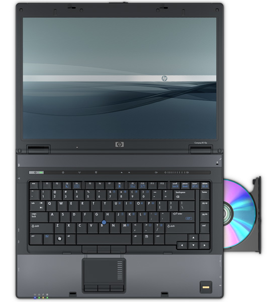 HP Compaq 8510p Intel Core™2 Duo Processor T8300 2048M/160G 15.4" WSXGA+ DVD/CD-RW WVST Bus Notebook PC – image 4
