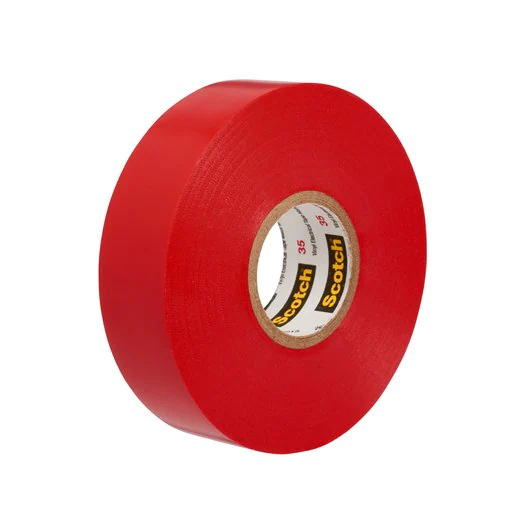 Resim 3M 7100238735 Elektrik Bandı, Kırmızı, 20m x 19mm, PVC, 600V