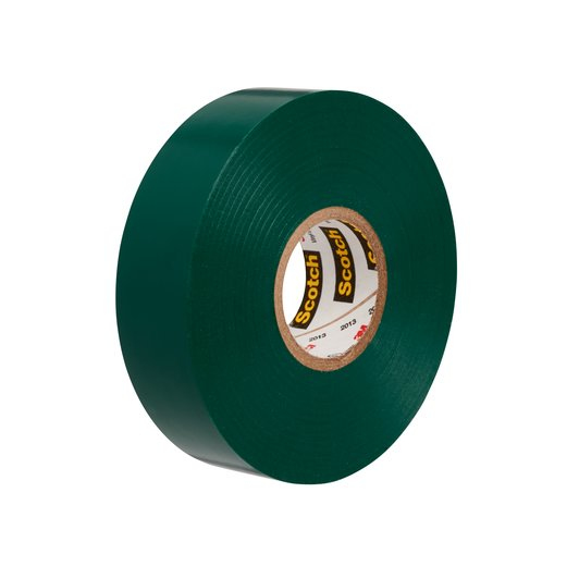 Resim 3M 7100238734 Elektrik Bandı, Yeşil, PVC, 20m x 19mm