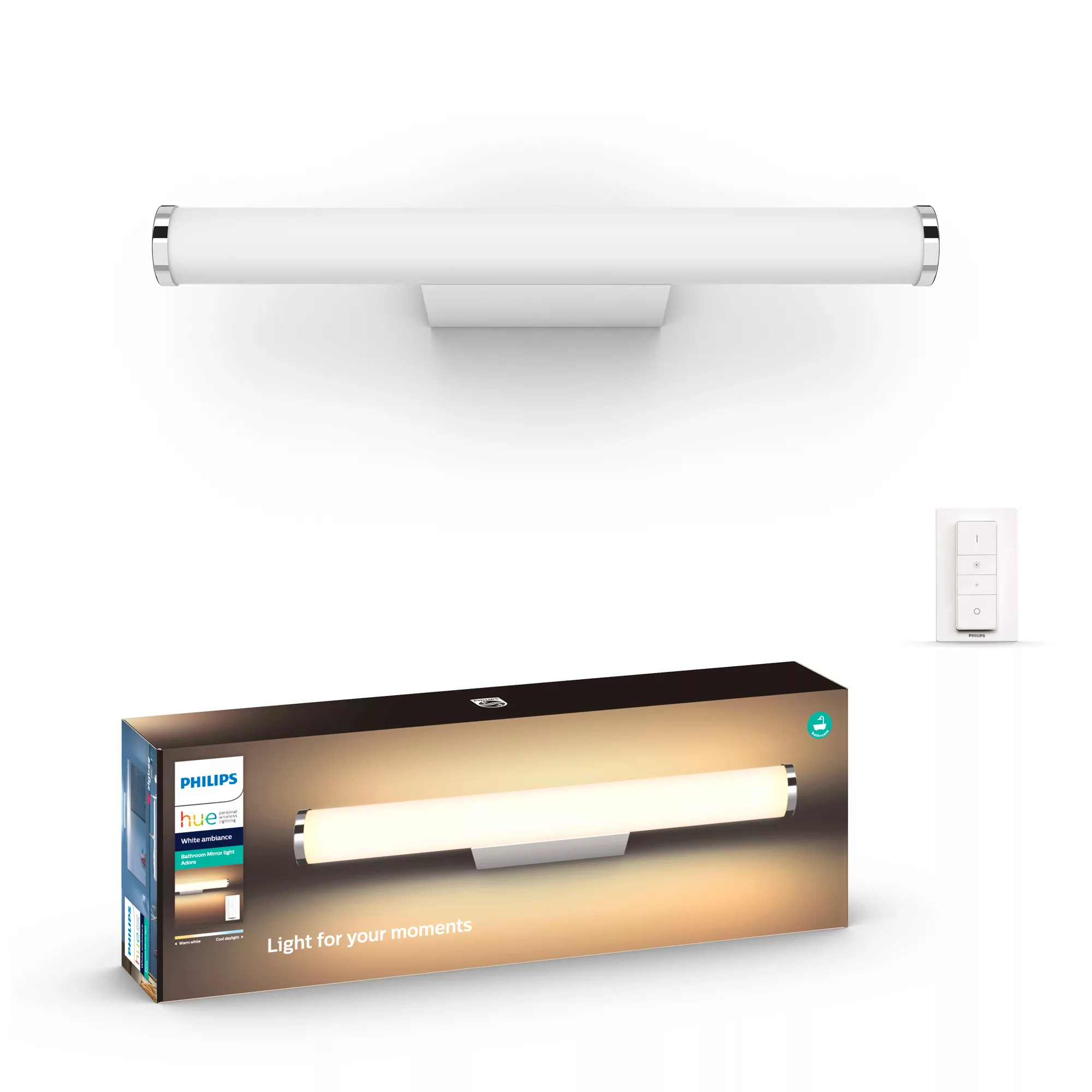 Philips by Signify Philips Hue White ambience Adore Bathroom mirror light