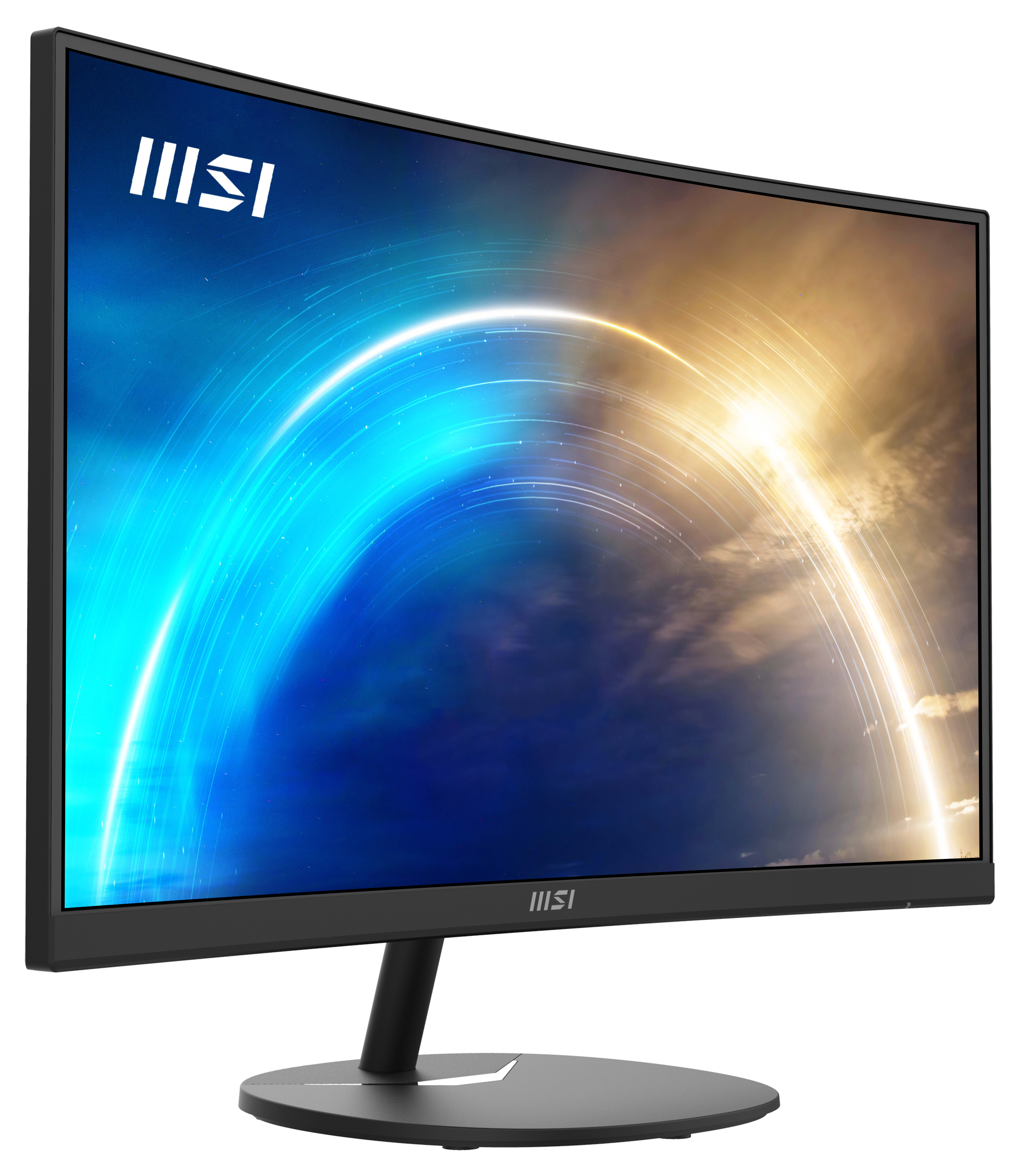 MSI Pro MP271C 27 Inch Curved Monitor, 1500R, Full HD (1920 x 1080), 75Hz, VA, 4ms, FreeSync, HDMI, VGA, Built-in Speakers, Anti-Glare, Anti-Flicker, Less Blue light, TÜV Certified, VESA, Kensington, Black image 6