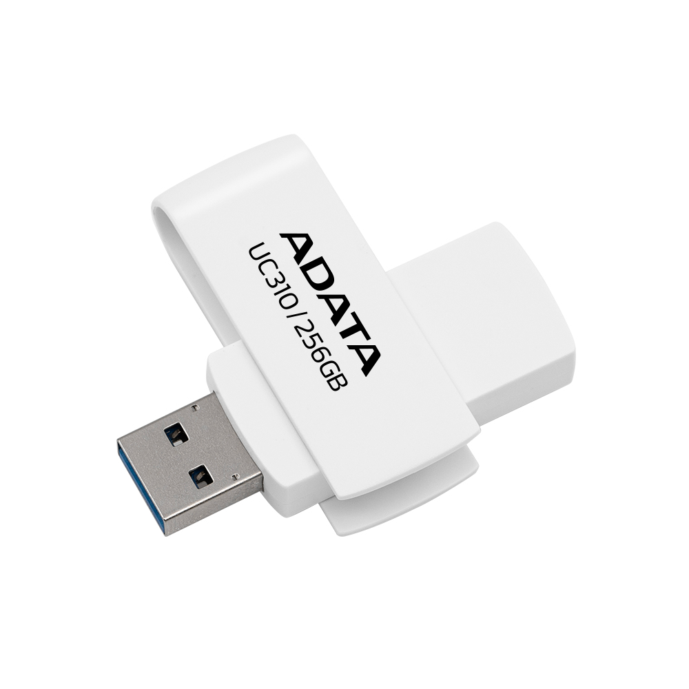 Memoria USB ADATA UC310 - 256GB - USB 3.2 - Blanco - UC310-256G-RWH Memoria USB ADATA UC310 - 256GB - USB 3.2 - Blanco - UC310-256G-RWH