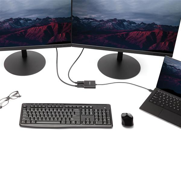 StarTech.com USB-C to Dual DisplayPort 1.2 Adapter, USB Type-C Multi-Monitor MST Hub, Dual 4K – image 4