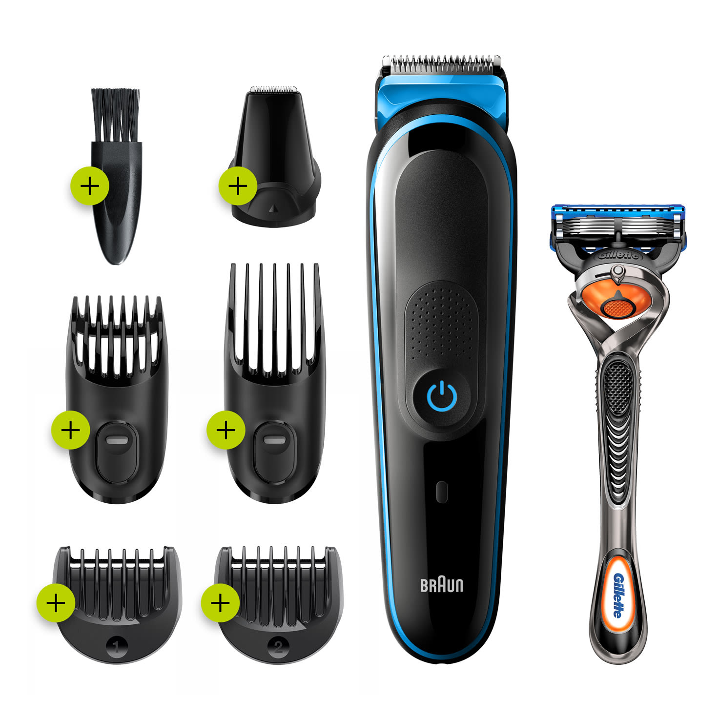 Braun MGK3245 hair trimmers/clipper Black, Blue 13 – image 1