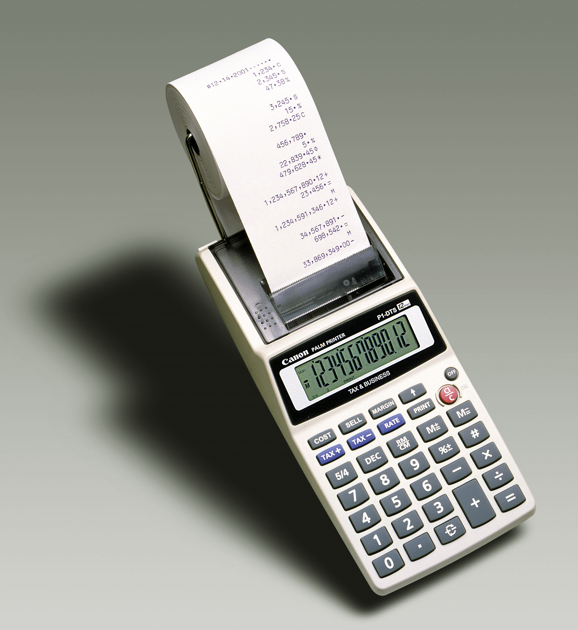 Canon P1-DTSII calculator Printing Grey
