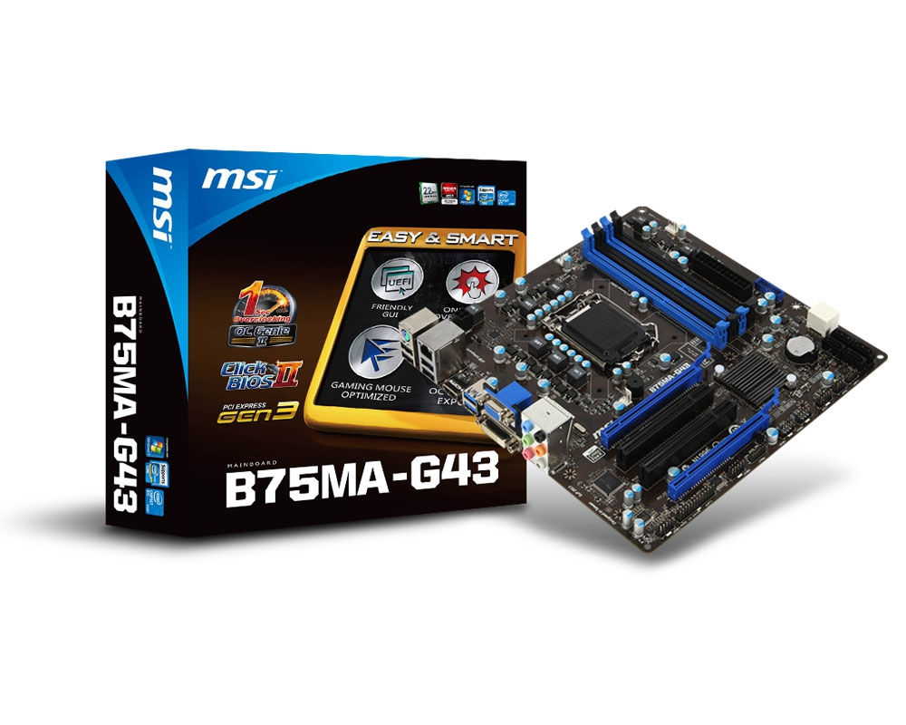 MSI B75MA-G43 Intel B75 LGA 1155 (Socket H2) micro ATX – image 5