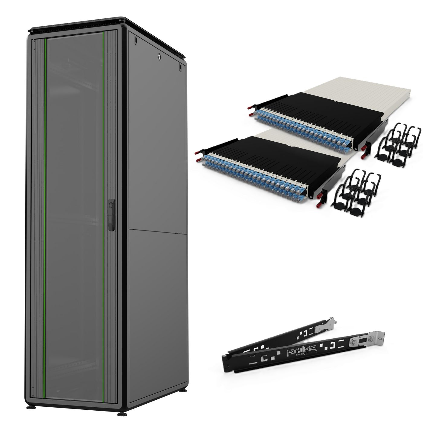 Lanview LV-PB-ENTES-BNDL rack cabinet – image 1