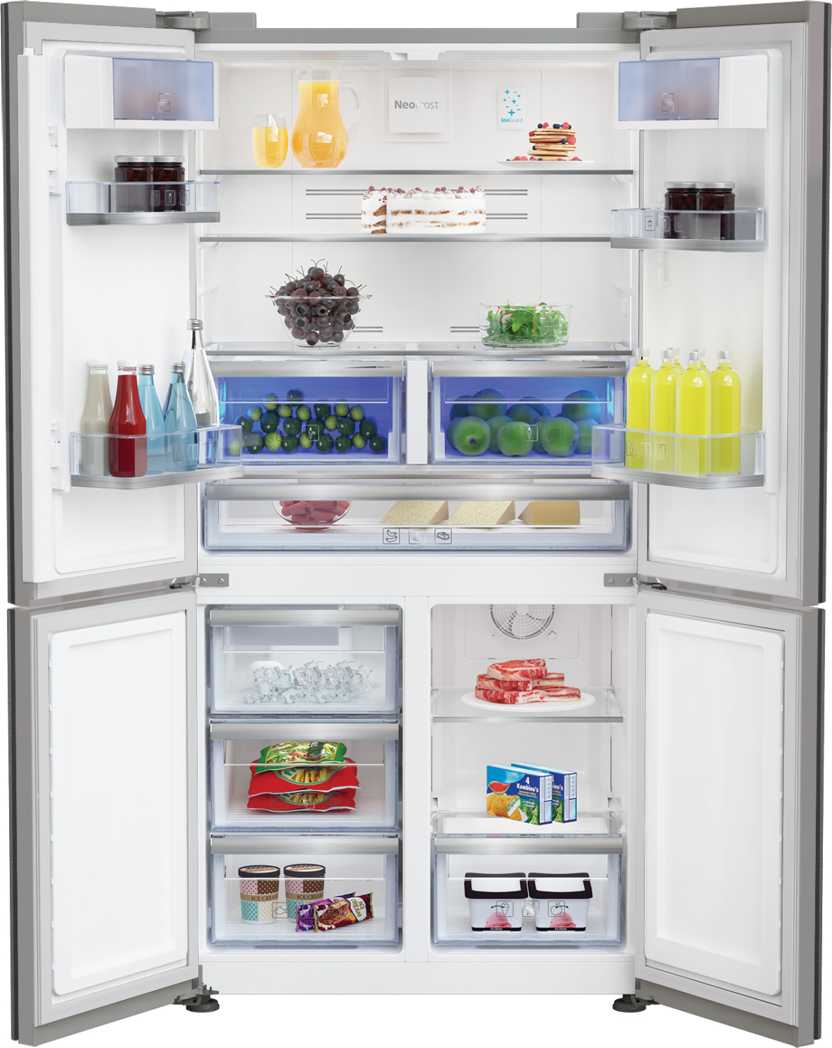 Beko GN1426230DZXPN side-by-side refrigerator Freestanding – image 3