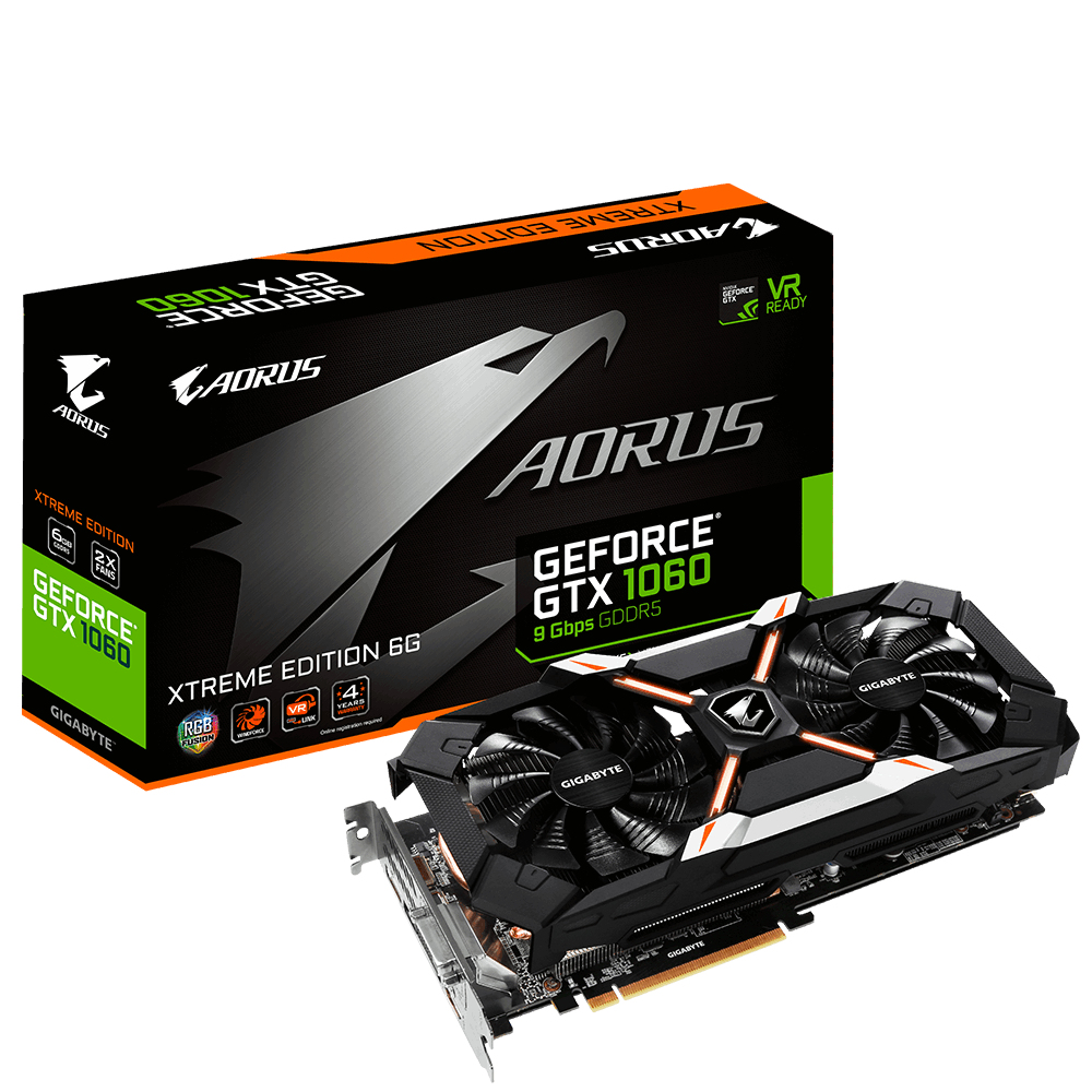 GIGABYTE AORUS GeForce GTX 1060 Xtreme Edition 6G 9Gbps – image 4