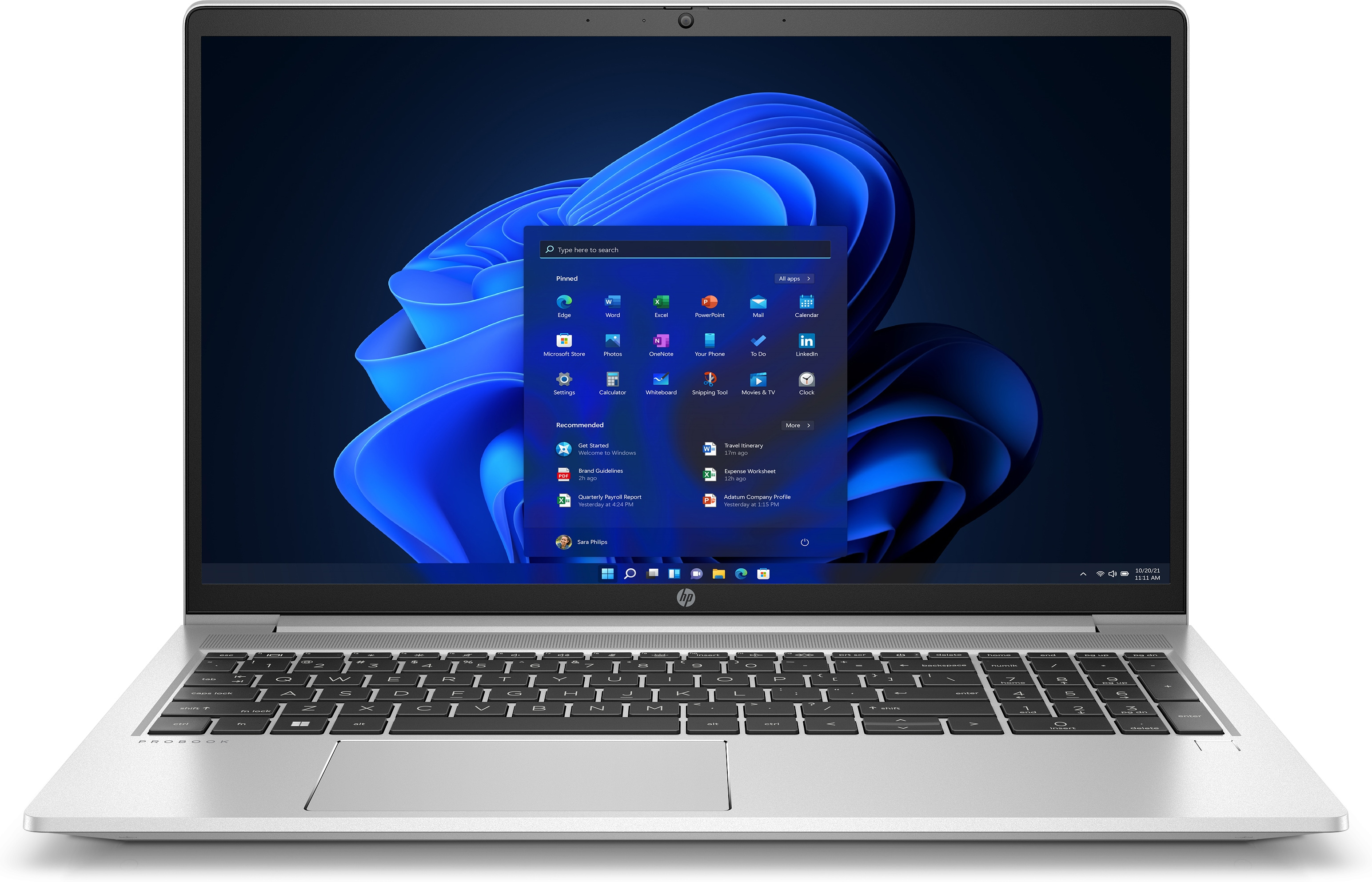 HP ProBook 455 G9 Bärbar dator 39,6 cm (15.6') Full HD AMD Ryzen™ 5 5625U 16 GB DDR4-SDRAM 512 GB SSD Wi-Fi 6 (802.11ax) Windows 11 Pro Silver