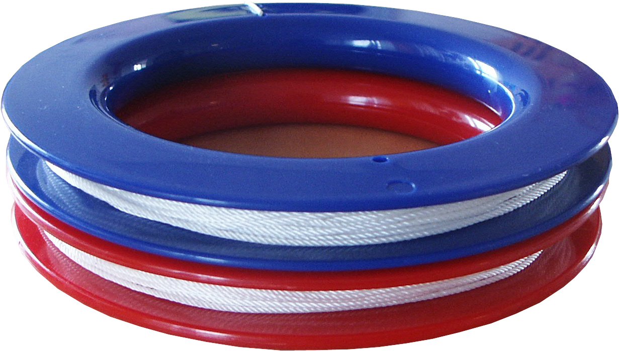 صورة بكرة خيط طائرة ورقية Rhombus 2xringgrip بطول 30 متر باللون الأزرق