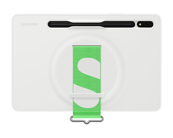 Samsung TPU Back Cover mit Armband Weiß Samsung Galaxy Tab S7/S8