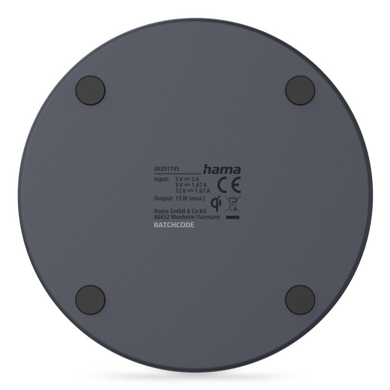 Hama 00201745 mobile device charger Smartphone Black USB Wireless charging Fast charging Indoor – image 3