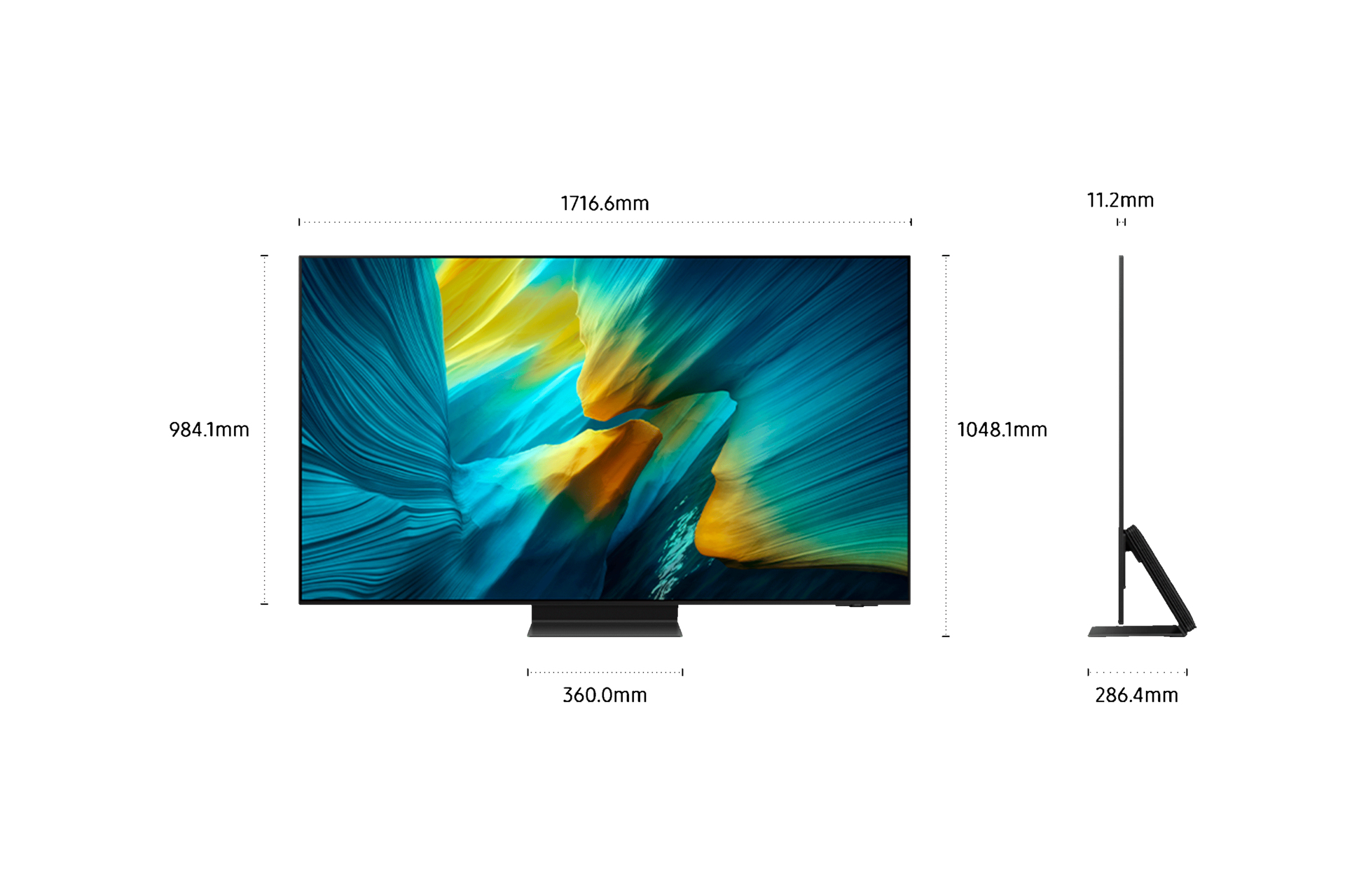 TV OLED Samsung TQ77S95F 196 cm 2025 — photo 12
