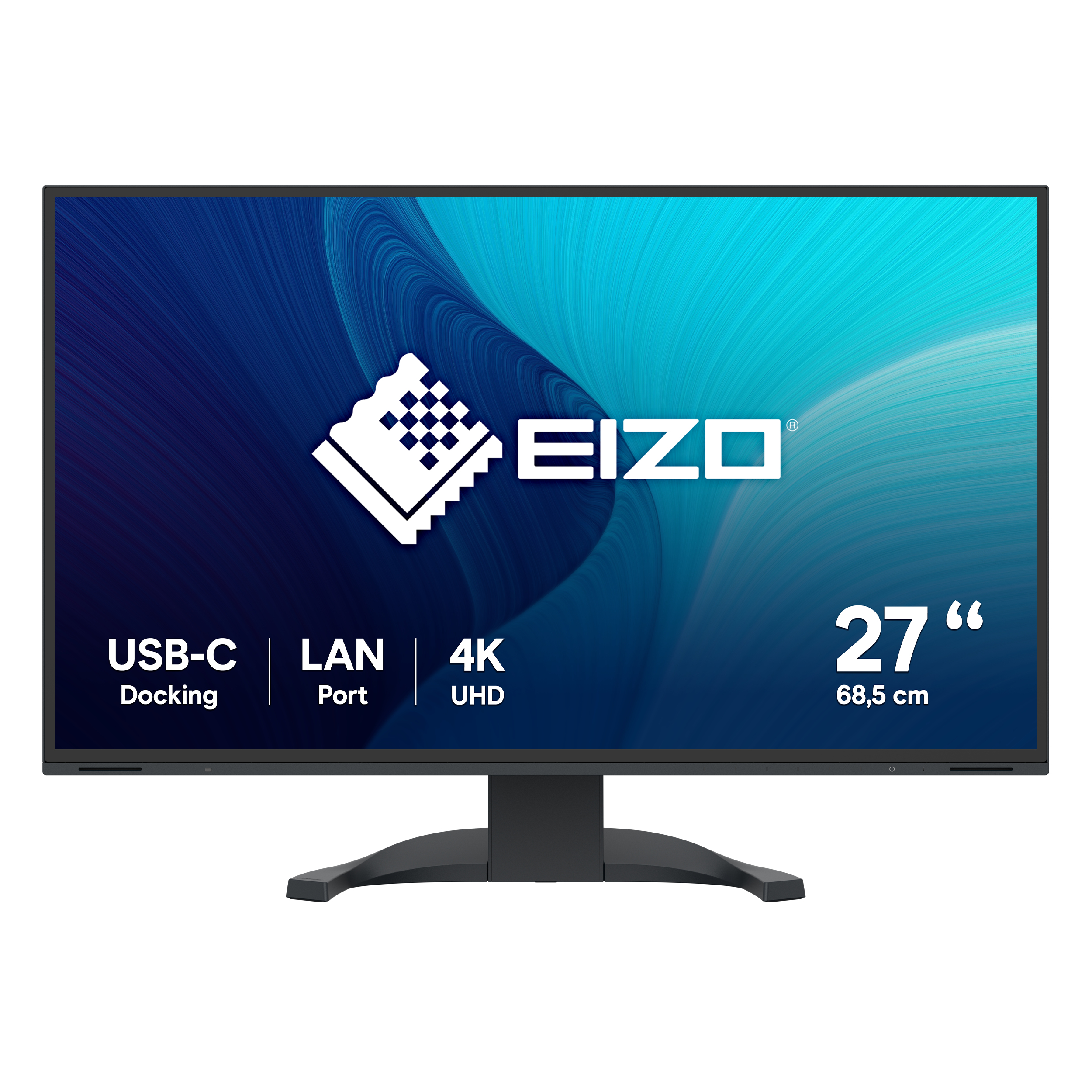 EIZO FlexScan EV2740X-BK platta pc-skärmar 68,6 cm (27') 3840 x 2160 pixlar 4K Ultra HD LCD Svart