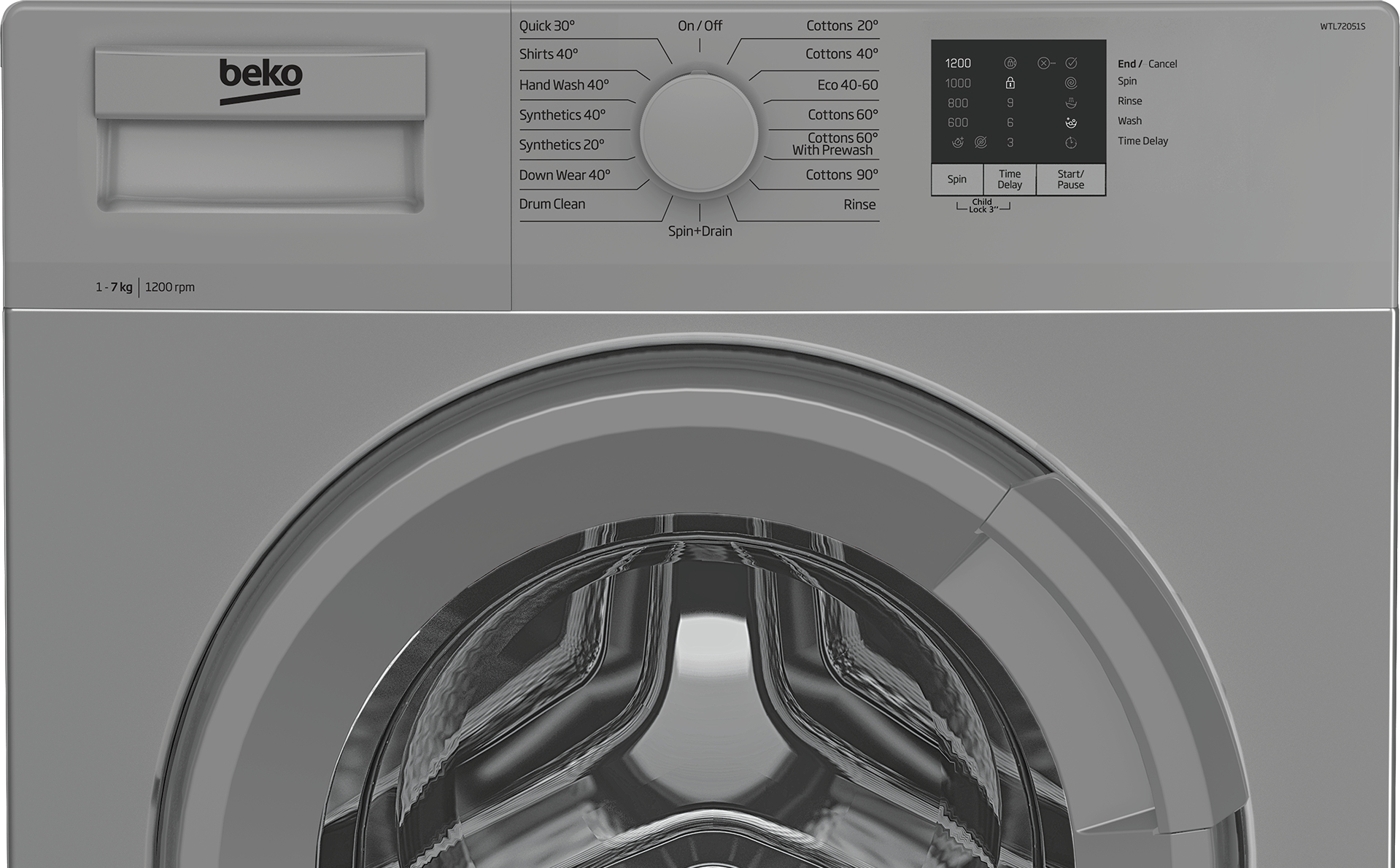 Beko b100 WTL72051S – image 3