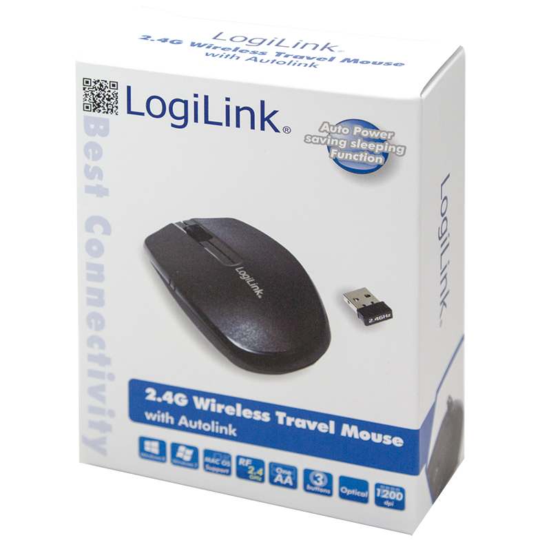 LogiLink ID0114 mouse Office Ambidextrous RF Wireless Optical 1200 DPI – image 4