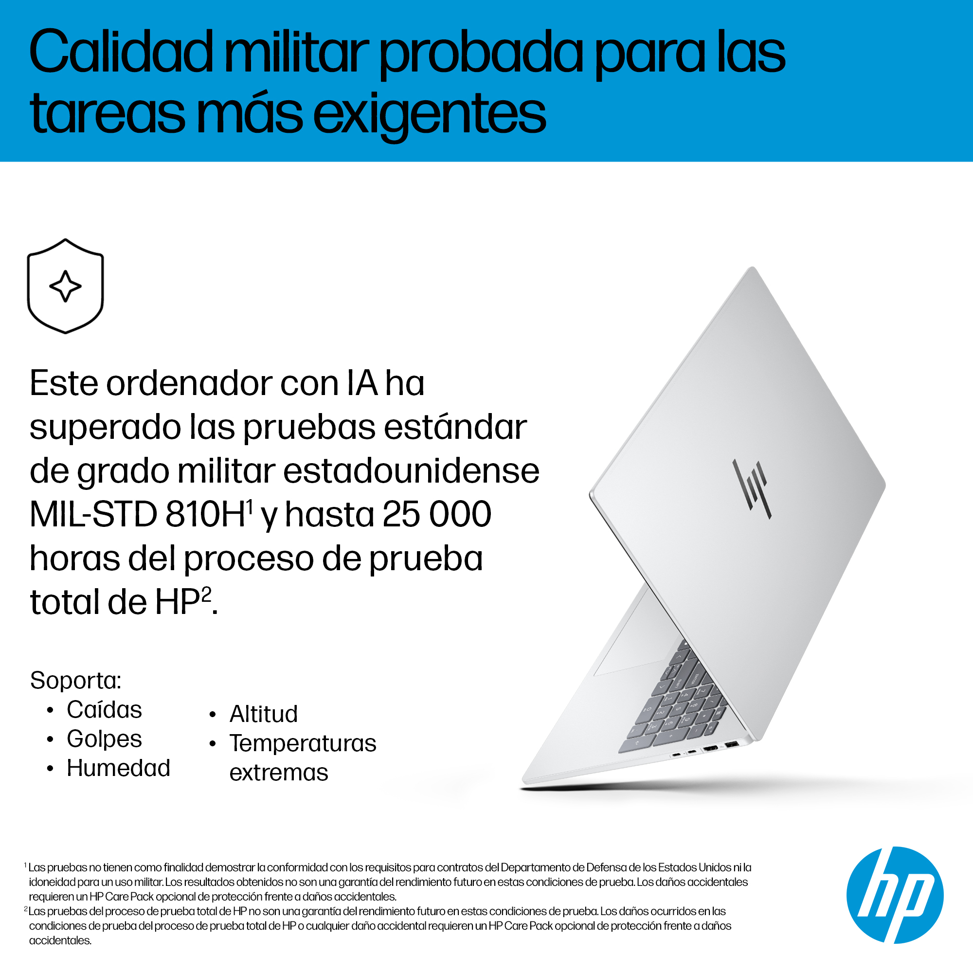Portátil - HP OmniBook 7 AI 16-ay0002ns, 16" 2K, Intel® Core™ Ultra 255H, 32GB RAM, 1TB SSD, GeForce RTX 4050, Windows 11 Home PC, Plateado - imagen 10