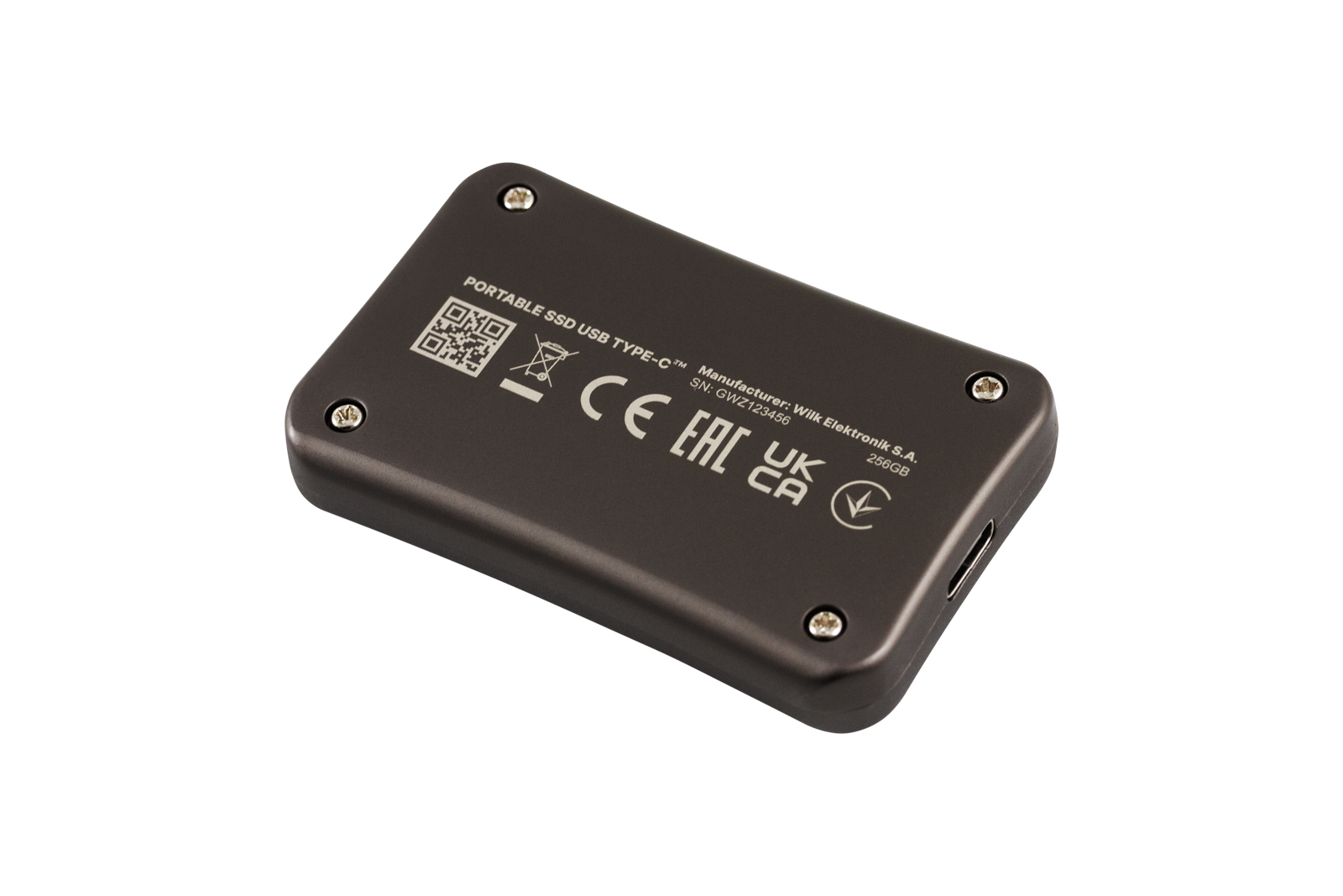 Goodram SSDPR-HL200-01T external solid state drive 1 TB USB Type-C 3.2 Gen 2 (3.1 Gen 2) Grey image 2