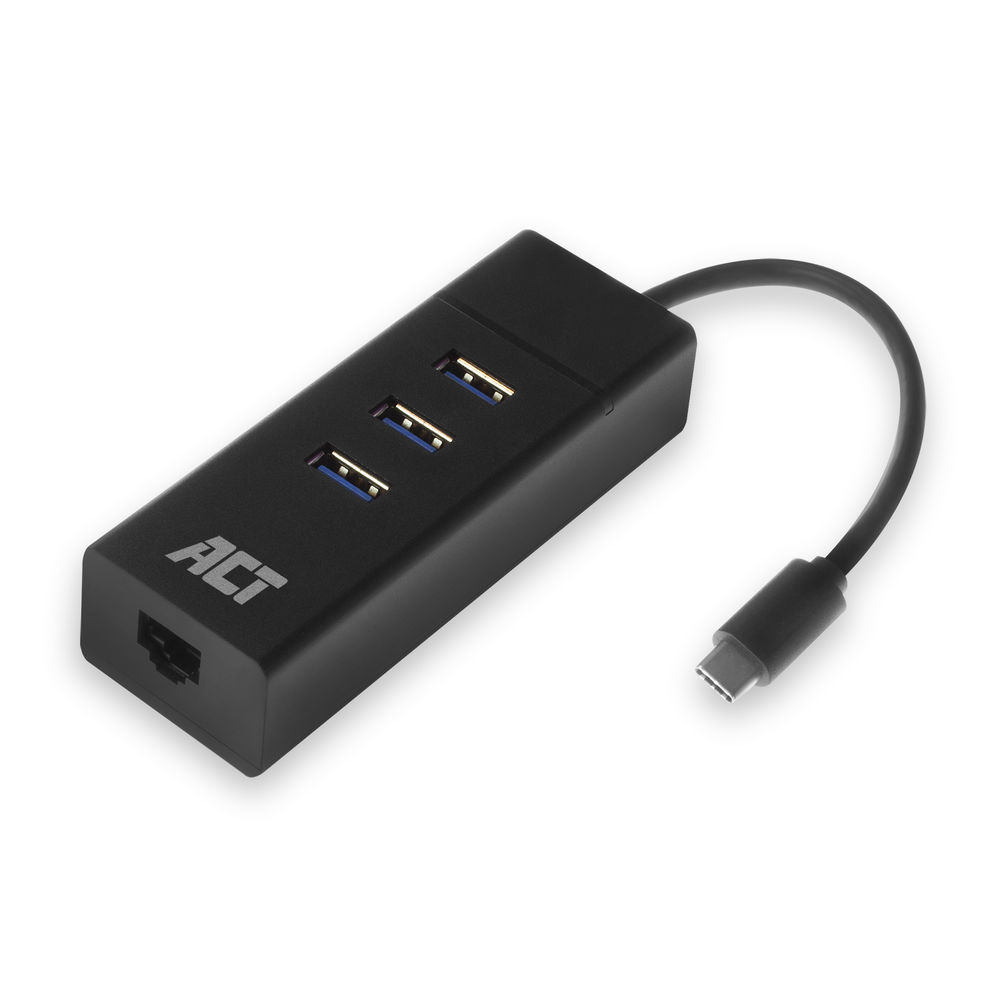 ACT USB hub 3.0 3 port, ethernet