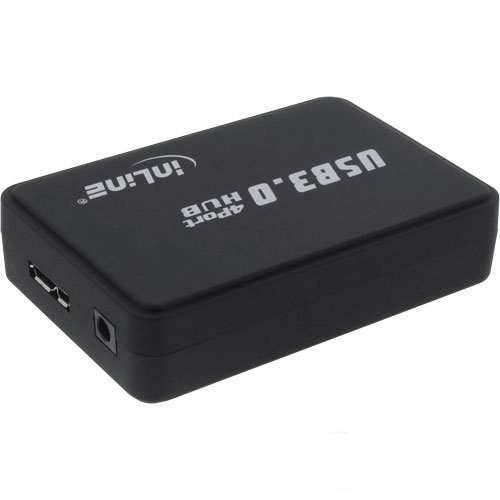 InLine 35393B interface hub Black – image 2