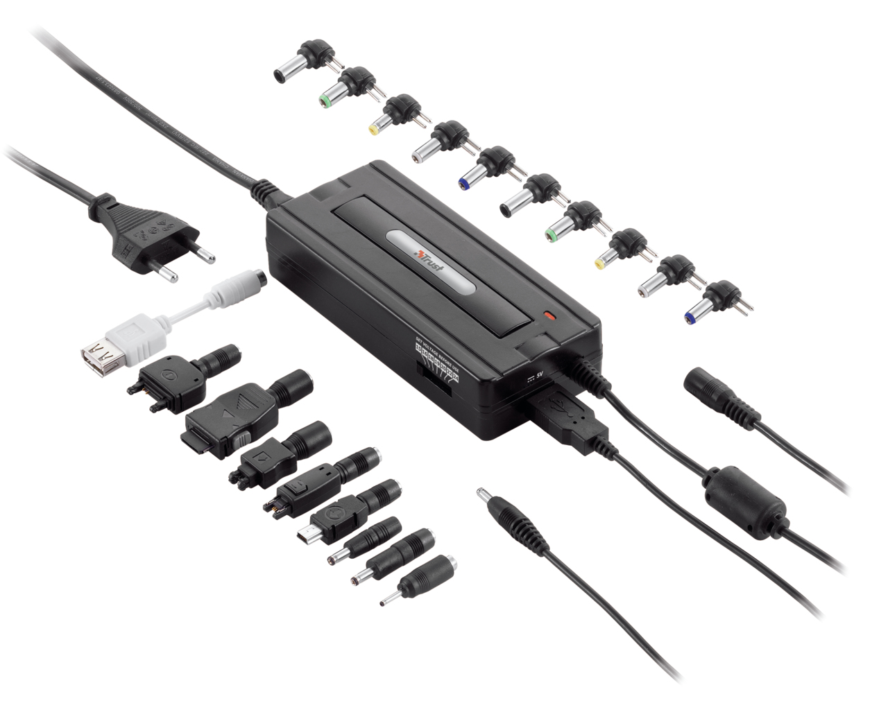 Trust 4-in-1 Notebook Power Adapter PW-1280p