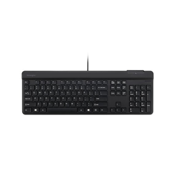 Kensington KB201C Simple SolutionsWired Keyboard with Smart Card Reader (CAC) - TAA – image 2