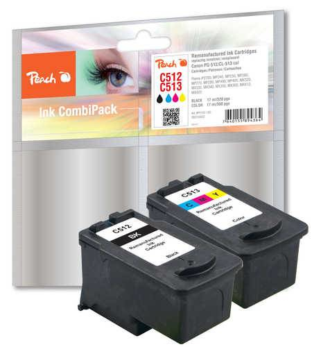 Peach PI100-160 ink cartridge Black, Cyan, Magenta, Yellow