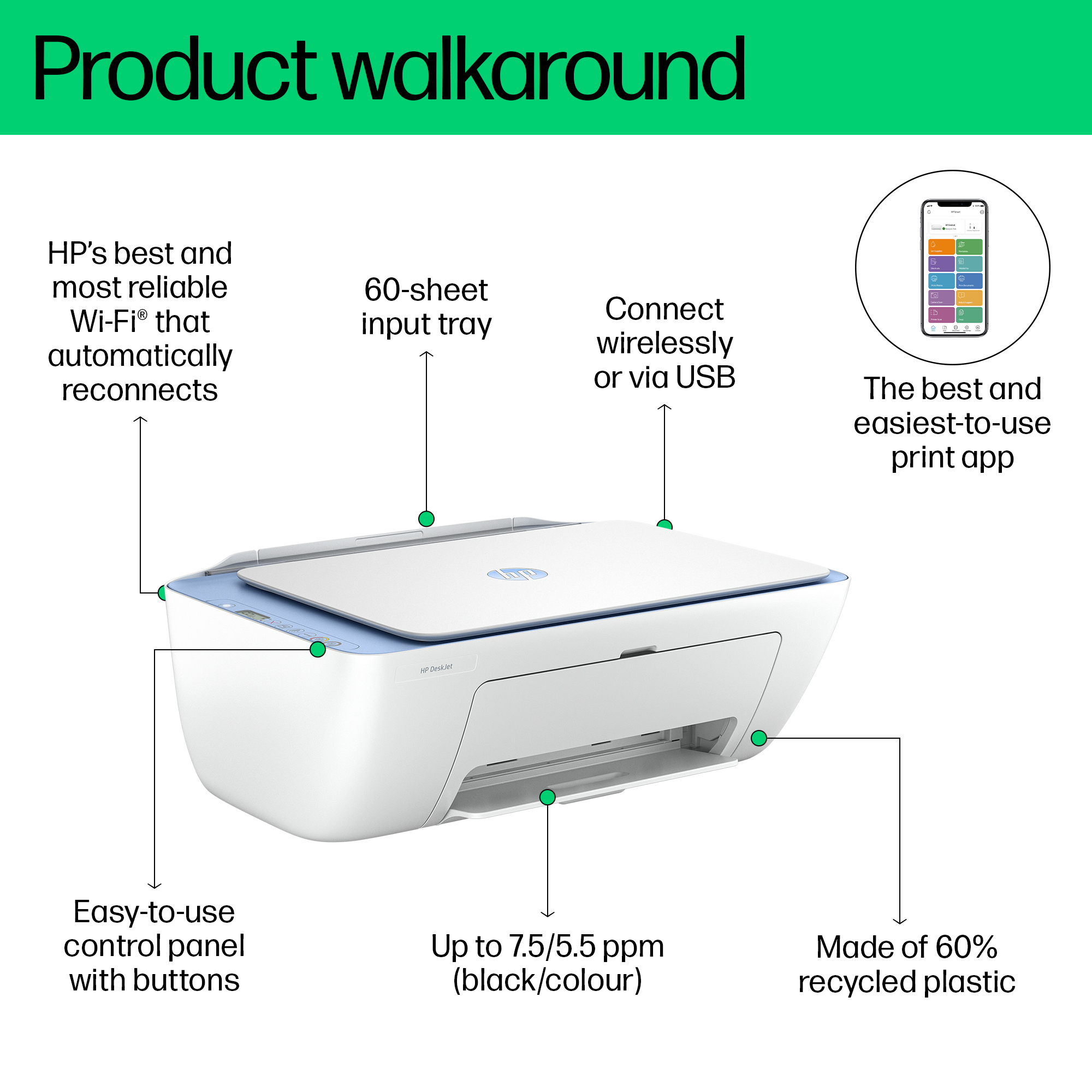 HP DeskJet 2822e All-in-One Printer – image 5