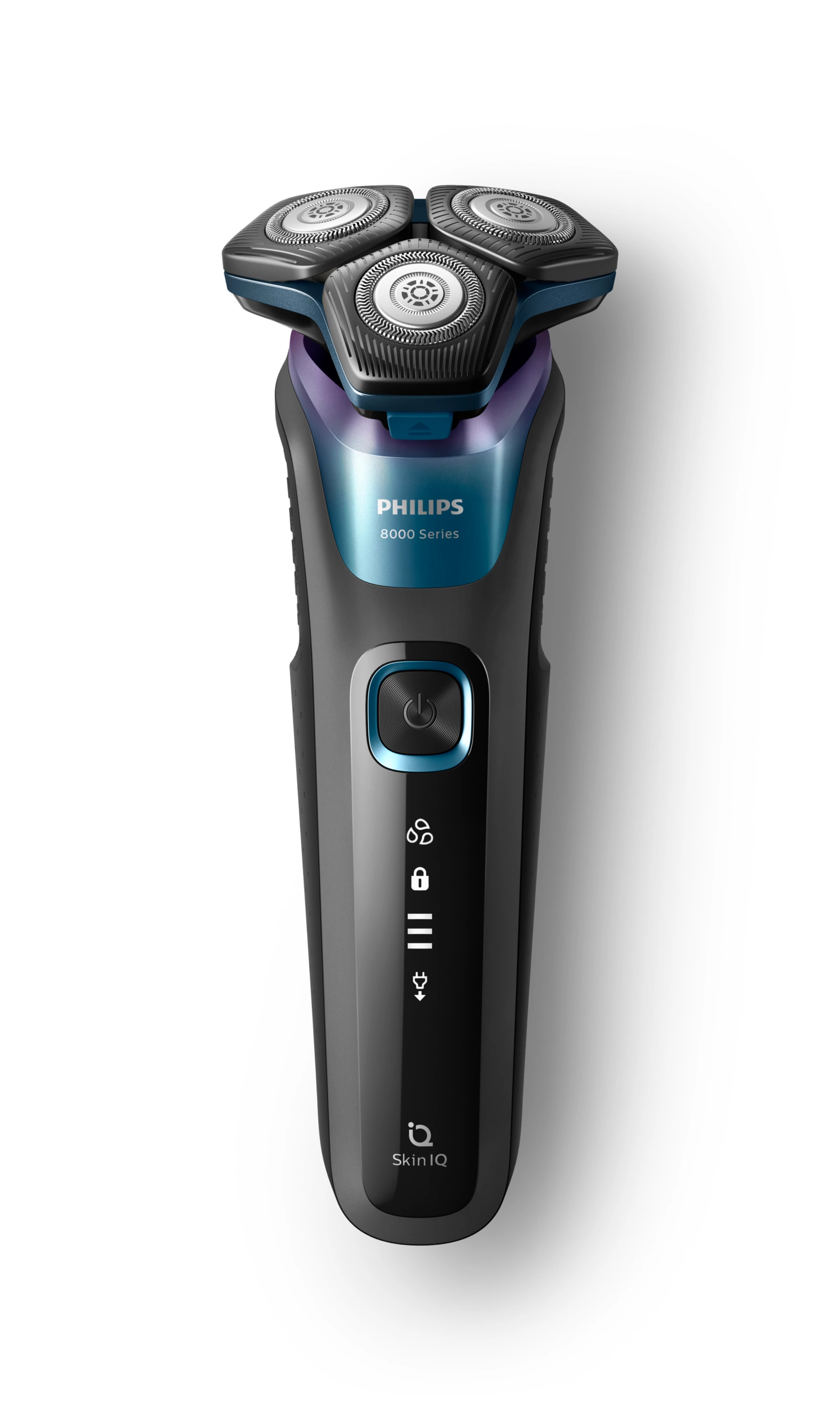Philips SHAVER Series 8000 S8055/03 men's shaver Rotation shaver Trimmer Black, Blue – image 2