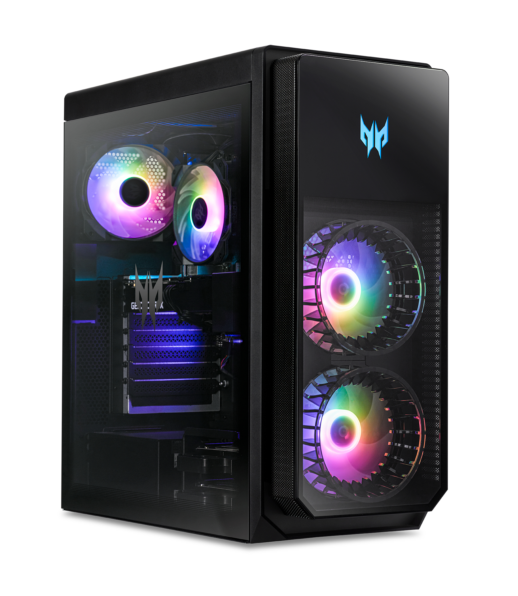 Acer Predator PO5-640 Intel® Core™ i7 i7-12700F 16 GB DDR5-SDRAM 1 TB SSD NVIDIA GeForce RTX 3080 Windows 11 Home Desktop PC Black image 4