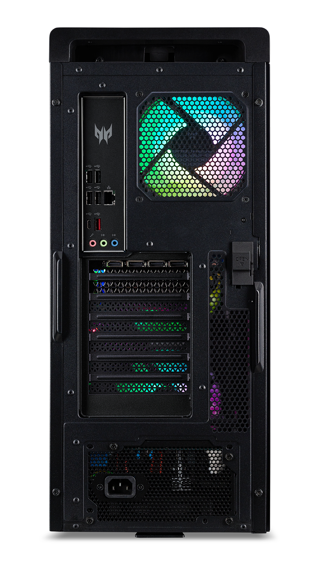 Acer Predator PO5-640 Intel® Core™ i7 i7-12700F 16 GB DDR5-SDRAM 1 TB SSD NVIDIA GeForce RTX 3080 Windows 11 Home Desktop PC Black image 6