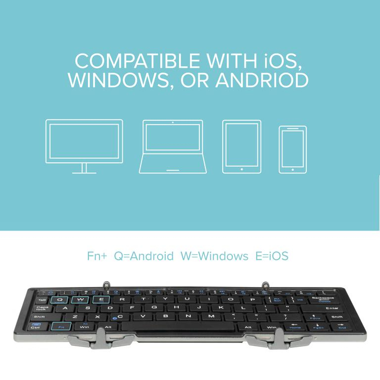 Plugable Technologies BT-KEY3 mobile device keyboard QWERTY English Bluetooth Black – image 4