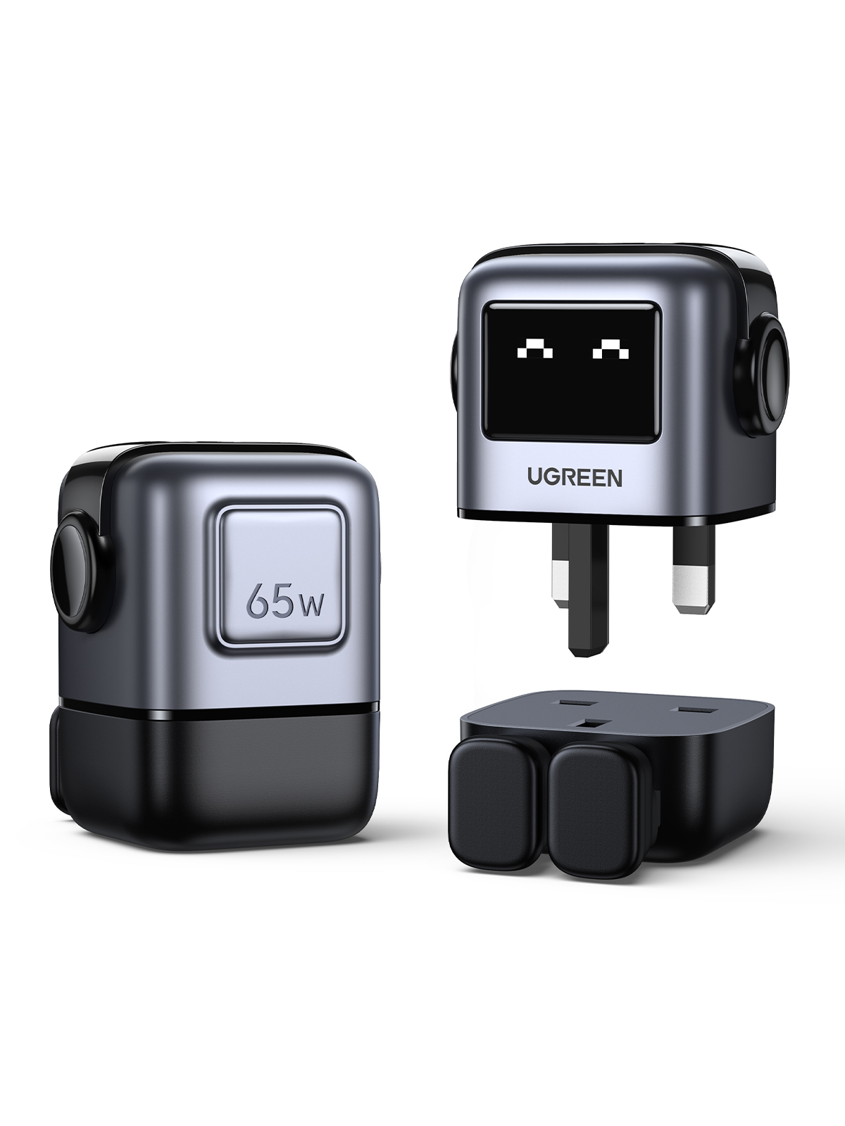 Ugreen USB-A+2C 65W UNO GAN CHARGER – image 3