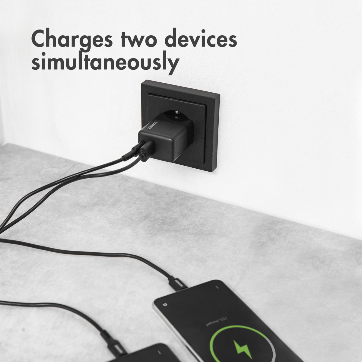 Accezz SH00046241 mobile device charger Smartphone Black AC Fast charging Indoor – image 8