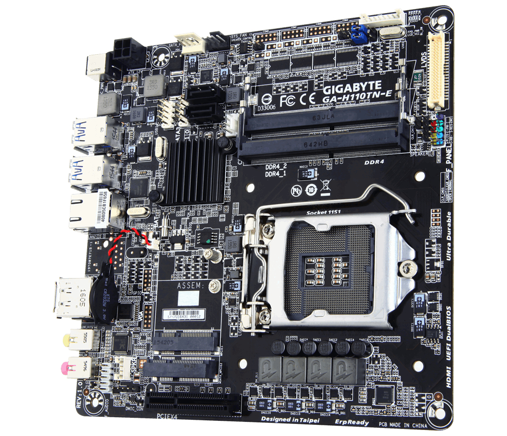 GIGABYTE GA-H110TN-E motherboard Intel® H110 LGA 1151 (Socket H4) mini ITX – image 2