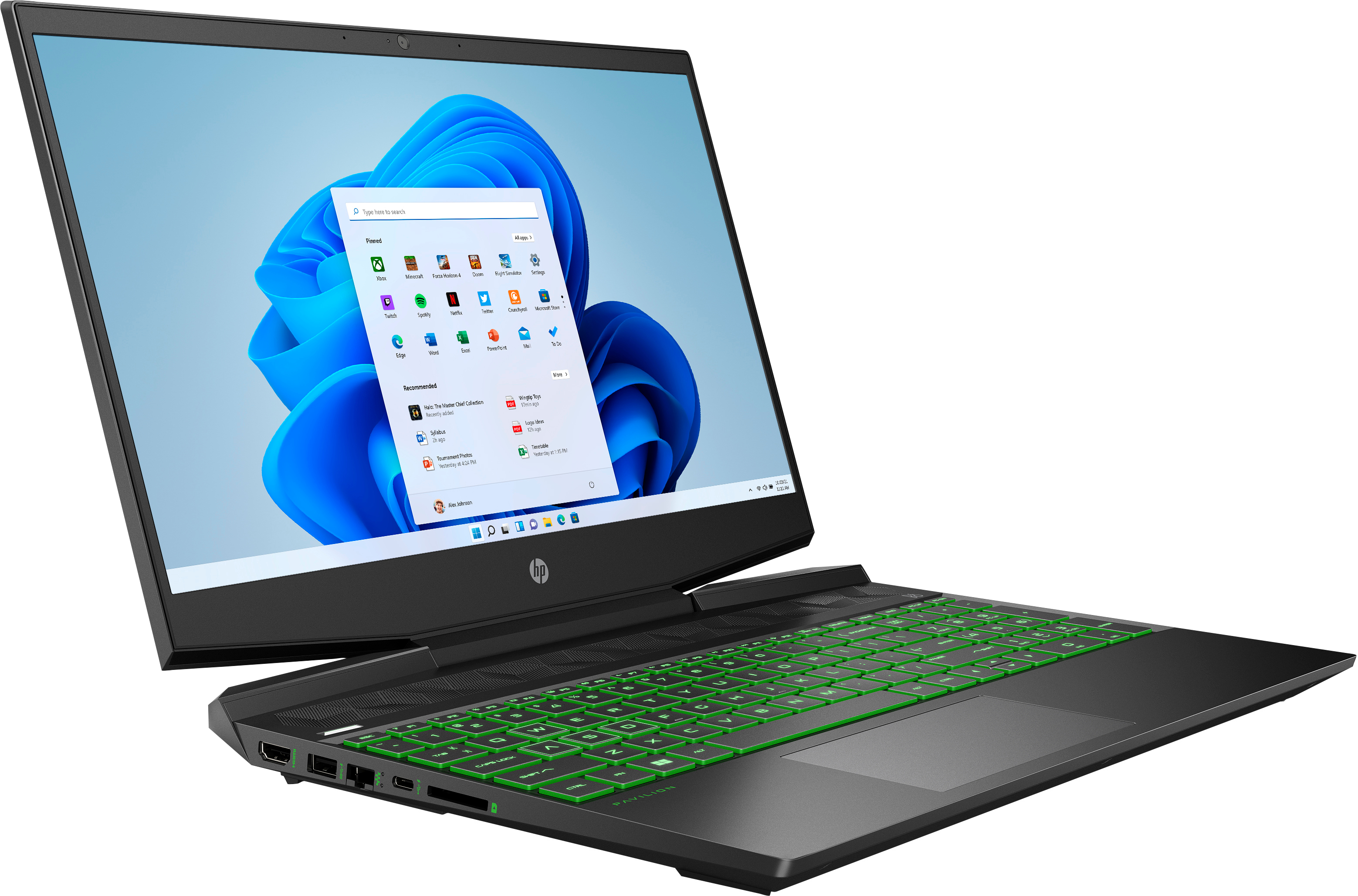 HP Pavilion Gaming 15-dk2060na Intel® Core™ i5 i5-11300H Laptop 39.6 cm (15.6″) Full HD 8 GB DDR4-SDRAM 512 GB SSD NVIDIA® GeForce® GTX 1650 Wi-Fi 6 (802.11ax) Windows 11 Home Black image 3